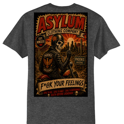 Dark Heather Grey - PC55T - BACK